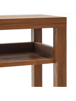 ASHAI console de 140 cm en bois de teck massif