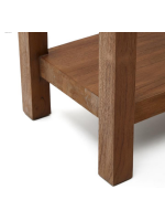 ASHAI console de 140 cm en bois de teck massif