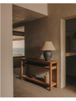 ASHAI 140 cm console in solid teak wood