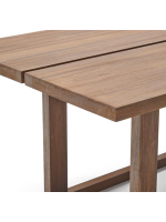 ASHAI tavolo 220x110 cm in legno massello di teck