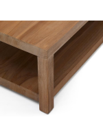 ASHAI tavolino 90x90 cm in legno massello di teck