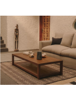 ASHAI tavolino 150x70 cm in legno massello di teck