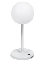 EGYPO lampada da tavolo h 40 cm con luce a LED integrata per interno o esterno