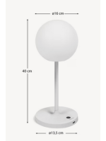 EGYPO Tischlampe mit integriertem LED-Licht für den Innen- oder Außenbereich