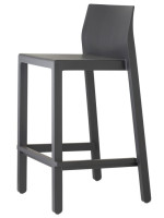 KATE Hocker H75 oder H65 cm Farbwahl in stapelbarer Technopolymer für Küche Snak Bar Eisdiele Gartenterrasse