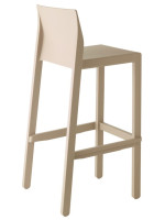 KATE Hocker H75 oder H65 cm Farbwahl in stapelbarer Technopolymer für Küche Snak Bar Eisdiele Gartenterrasse