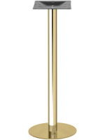 MARTINICA base h 110 de metal INOX dorado para tablero de heladerías bares y restaurantes