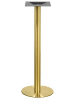 LOLLOLAND abase h 110 in golden metal INOX for table top for local ice cream parlors bars and restaurants