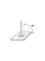 90 grados y base aluminio poste de tela para la cortina al aire libre las velas