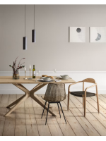 COSMO in painted metal suspension lamp