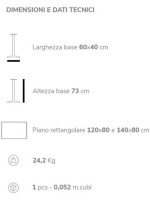NATURAL TIFFANY 60x40 base in polished or satin stainless steel and column in solid natural beech wood for bars restaurants
