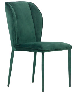 MADAME chaise en velours choix de couleur design maison salon salon étude