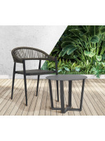MOLT aus lackiertem Aluminium Stapelstuhl bar Restaurant Hotel Bed  Breakfast Residence chalet
