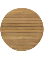ALTEAK plateau haut table en teck autour de plusieurs mesures pour restaurants bars pubs