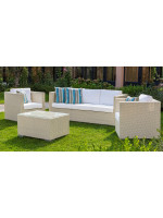 DALLAS divano 2 posti 130x75 per esterno giardino e terrazzi