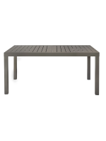 BISA extendable from 160x95 to 240x95 in white or dove grey aluminium indoor and outdoor table