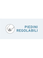BISA table d'intérieur et d'extérieur extensible de 160x95 à 240x95 en aluminium blanc ou gris tourterelle