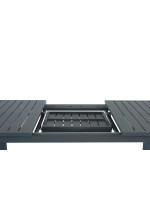 KAIASI allungabile da 160 allung 210 o 180 allung 270 in alluminio tavolo per interno e per esterno