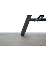 ARIAS sunbed in aluminum and textilene fabric for outdoor garden poolside terraces