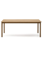 ANACLETO table 200x100 cm in solid acacia wood with white finish