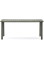 RENOR 180x90 table en acier galvanisé vert pour terrasse jardin