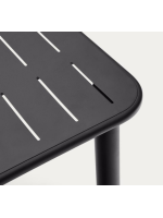 AVILLA 180x90 mesa en acero galvanizado gris oscuro para terraza jardin