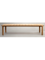 LICRA aus massivem Teakholz 220x102 oder 280x112 Tisch für draußen oder drinnen