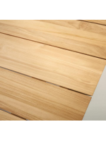 LICRA Mesa en madera maciza de teca 220x102 o 280x112 para exterior o interior