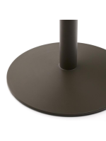 ELARG base h 96 cm Ø55 en acier peint en vert et base carrée pour table pour glaciers bars restaurants chalets b&b