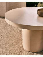 AFRA Ø 120 tavolo in cemento scelta colore resistente per giardini e terrazzi