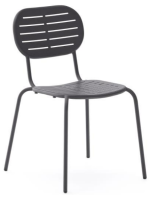 BRANCE Chaise en acier galvanisé au choix pour jardin ou terrasse