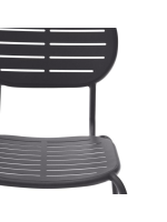 BRANCE Galvanized steel chair color choice for garden or terrace