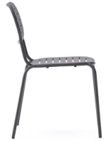 BRANCE Chaise en acier galvanisé au choix pour jardin ou terrasse