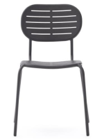 BRANCE Galvanized steel chair color choice for garden or terrace