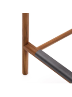 ARMONICA tabouret assise h 65 en bois de teck massif pour jardins extérieurs et terrasses