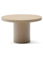 AFRA Ø 120 table in resistant color choice concrete for gardens and terraces