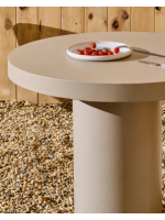 AGUA Ø 90 cm tavolo in cemento scelta colore resistente per giardini e terrazzi