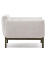 ARIO sillón en aluminio verde y cojines desenfundable lavable