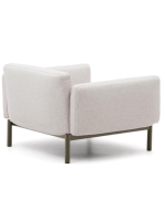 ARIO sillón en aluminio verde y cojines desenfundable lavable