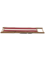 DOAR Tumbona plegable con reposabrazos en madera maciza de acacia para uso exterior