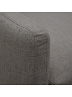 FACER grey aluminium sofá and grey cushions in removable fabric