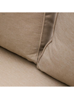 EDFU Sofa 178 cm aus ecru Kunststoffseil und grünen Beinen aus verzinktem Stahl