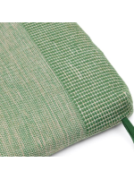 FOAL 50x155 blue or green foldable mattress in recycled PET fabric for outdoors