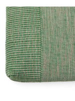 FOAL 50x155 blue or green foldable mattress in recycled PET fabric for outdoors