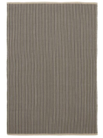 DONO tappeto 160X230 cm in fibra sintetica a righe beige e nere