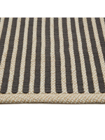 DONO carpet 160X230 cm in beige and black synthetic fibre