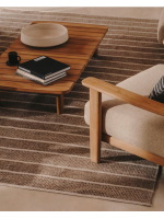 EARTH Tapis en fibre PET recyclée 200x300 pour intérieur ou extérieur