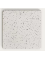 NOSTER tavolino piano 48x48 in cemento terrazzo veneziano e base in metallo e cemento per bar ristoranti