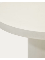 NAVEL Ø 90 little table in resistant color choice concrete for gardens and terraces