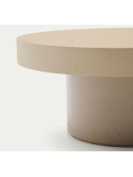 NAVEL Ø 90 tavolino in cemento scelta colore resistente per giardini e terrazzi